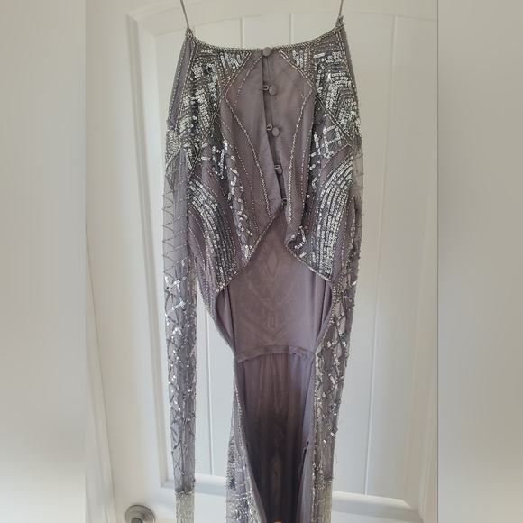 Asos Design Starlet beaded/fringe dress- US 4/AU 8 - Picture 9 of 12